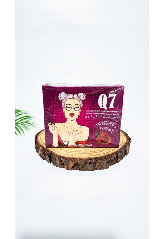Q7 Gold Herbal Honey Paste – Strawberry Flavour