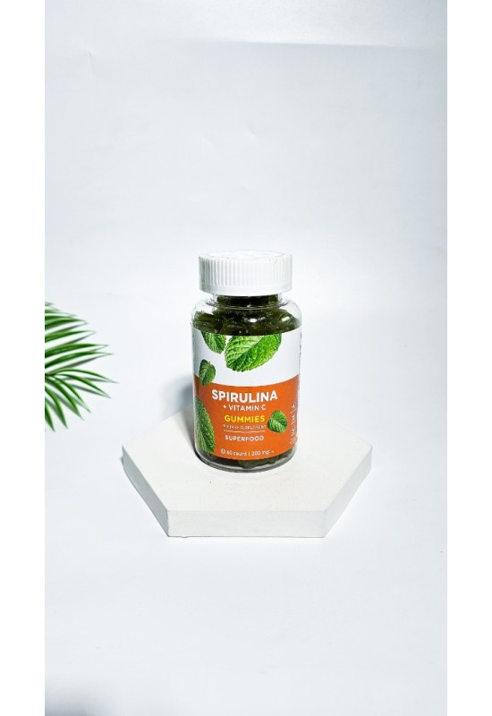 Spirulina + Vitamin C Superfood Gummies, 60ct 