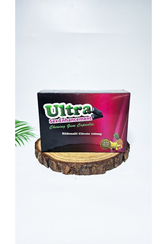 Ulta Sex Enhancement Chewing Gum Capsules – Sildenafil Citrate 100 mg