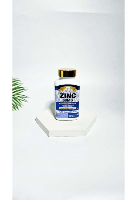 Zinc 50mg – Highly Bioavailable Form
