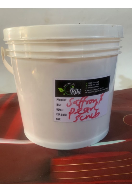 Saffron and Pearl Scrub